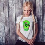 T-shirt Femme Skull Art
