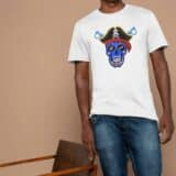 T-shirt Mixte Skull Art