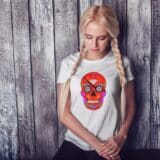 T-shirt Femme Skull Art