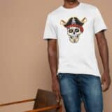 T-shirt Mixte Skull Art