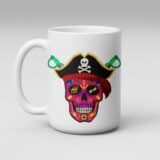 Mug Skull art