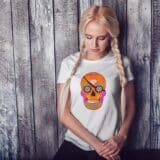 T-shirt Femme Skull Art