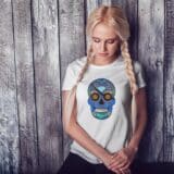T-shirt Femme Skull Art