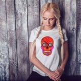 T-shirt Femme Skull Art