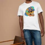 T-shirt Mixte Skull Art