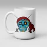 Mug Skull art