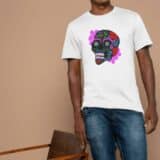T-shirt Mixte Skull Art