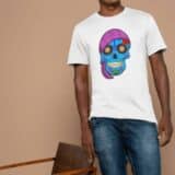 T-shirt Mixte Skull Art