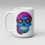 Mug Skull art