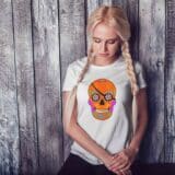 T-shirt Femme Skull Art