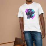T-shirt Mixte Skull Art