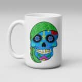 Mug Skull art