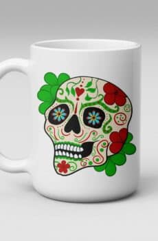 Mug Skull art