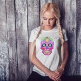 T-shirt Femme Skull Art