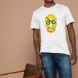 T-shirt Mixte Skull Art