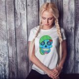 T-shirt Femme Skull Art