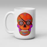 Mug Skull art