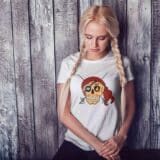 T-shirt Femme Skull Art