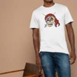 T-shirt Mixte Skull Art
