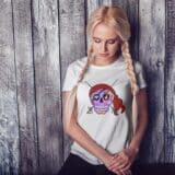 T-shirt Femme Skull Art