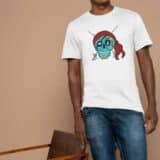 T-shirt Mixte Skull Art