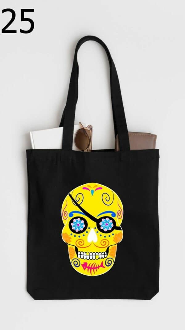 Tote Bags Skull Art
