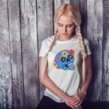 T-shirt Femme Skull Art