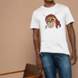 T-shirt Mixte Skull Art