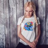 T-shirt Femme Skull Art
