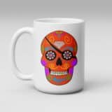 Mug Skull art