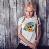T-shirt Femme Skull Art