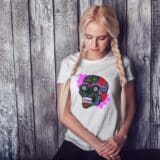 T-shirt Femme Skull Art