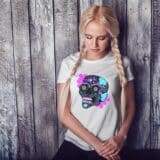 T-shirt Femme Skull Art