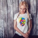 T-shirt Femme Skull Art