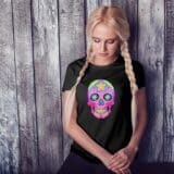 T-shirt Femme Skull Art