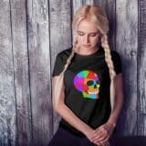 T-shirt Femme Skull Art