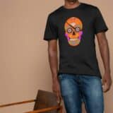 T-shirt Mixte Skull Art