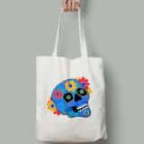 Tote Bags Skull Art