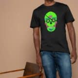 T-shirt Mixte Skull Art