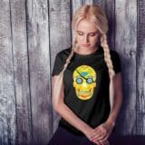 T-shirt Femme Skull Art