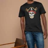 T-shirt Mixte Skull Art