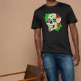 T-shirt Mixte Skull Art