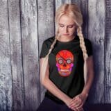 T-shirt Femme Skull Art