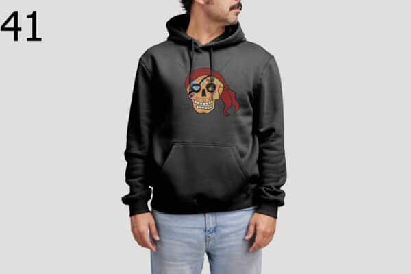 Sweat à Capuche Mixte Skull Art
