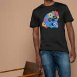 T-shirt Mixte Skull Art