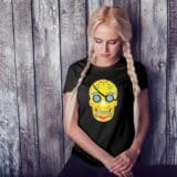 T-shirt Femme Skull Art