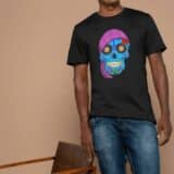 T-shirt Mixte Skull Art