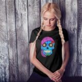 T-shirt Femme Skull Art