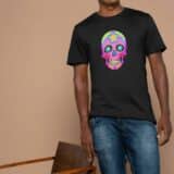 T-shirt Mixte Skull Art