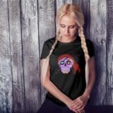 T-shirt Femme Skull Art